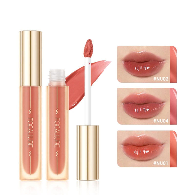 Son Bóng Dạng Lỏng Trong Suốt Có Nhũ Lấp Lánh YOUYO