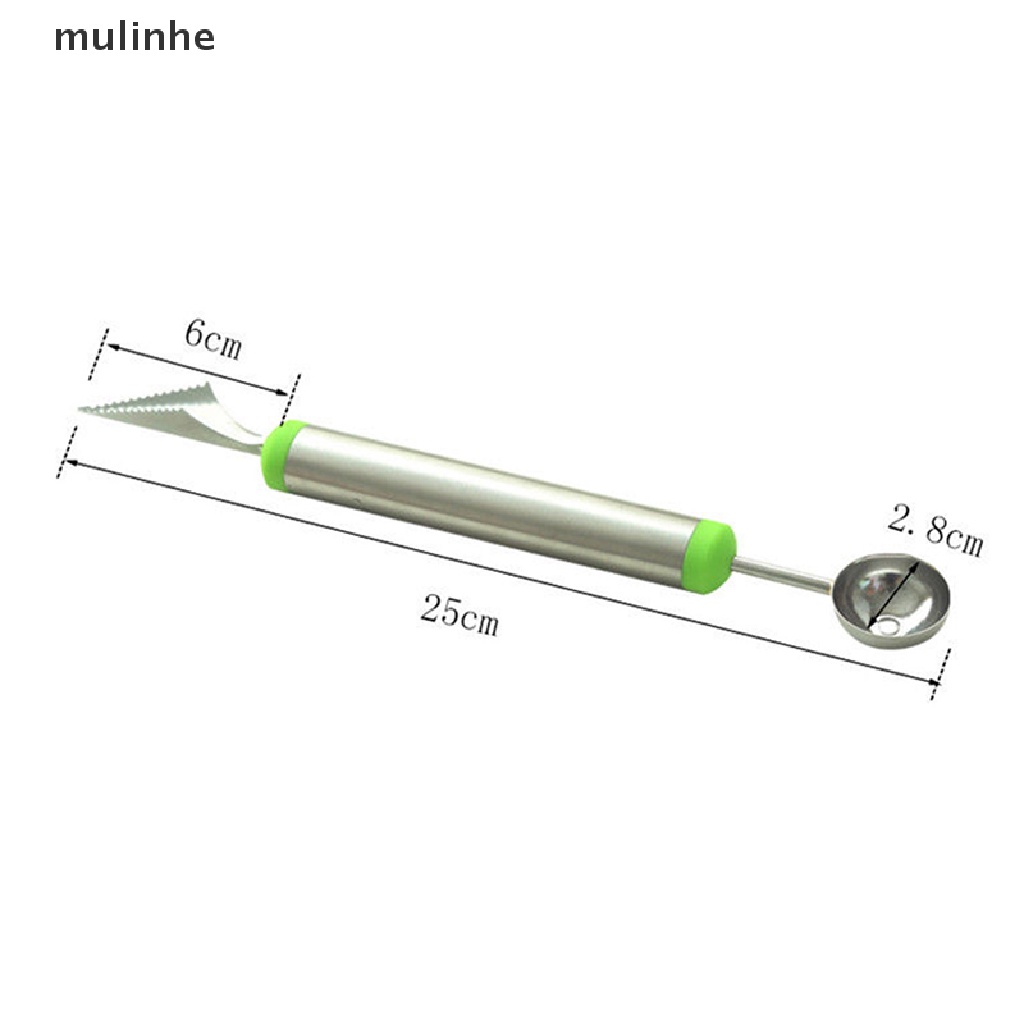 Muỗng Múc Kem / Trái Cây Hai Đầu Bằng Thép Không Gỉ mulinhe vn