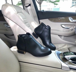 BOOT DA KHOÁ HẬU GÓT 3P SANG CHẢNH