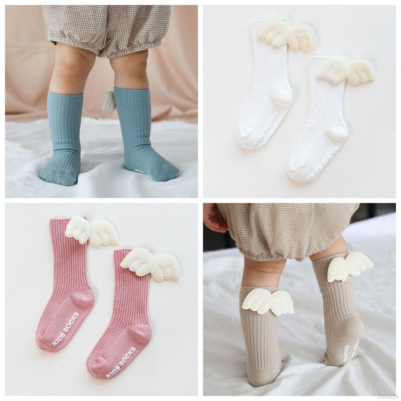 Vớ ống chống trượt trang trí đôi cánh thiên thần xinh xắn dành cho bé