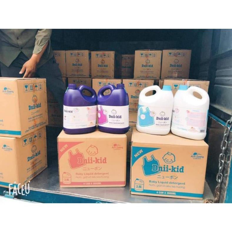 Nước giặt xả D-nii Thái Lan (3800ml/can), mã NGX111