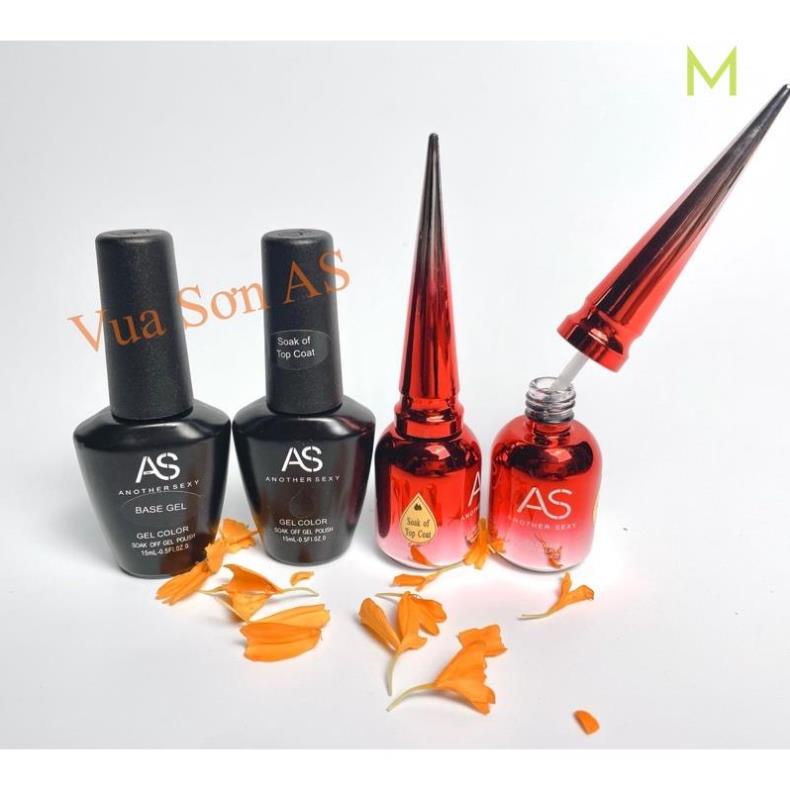 Base top sơn gel AS sơn móng tay VUA SƠN AS 15ml D4