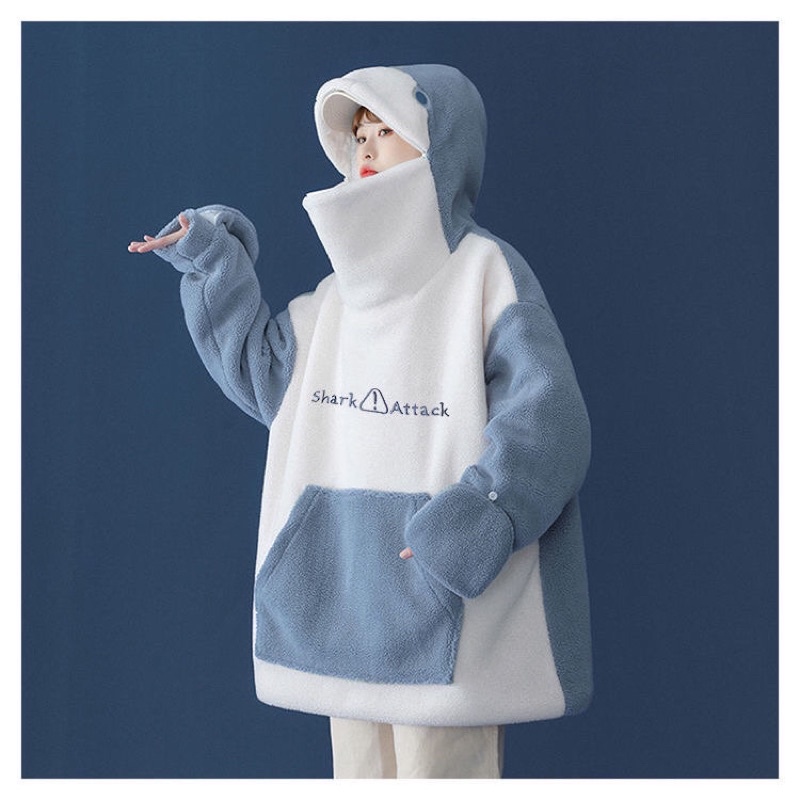 [HÀNG ODER] RẺ VÔ ĐỊCH - ÁO HOODIE CÁ MẬP NAM NỮ CHẤT LIỆU LÔNG CỪU CAO CẤP | BigBuy360 - bigbuy360.vn