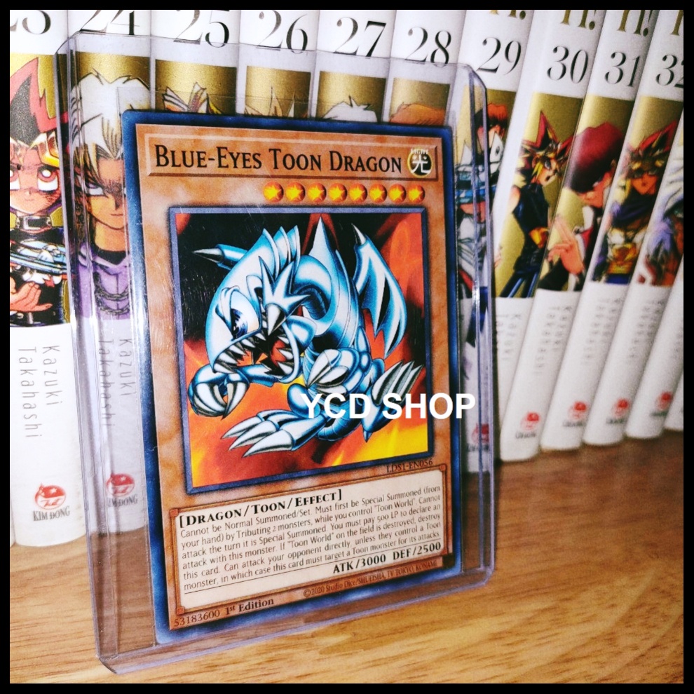 Thẻ bài yugioh chính hãng Blue-Eyes Toon Dragon – Common