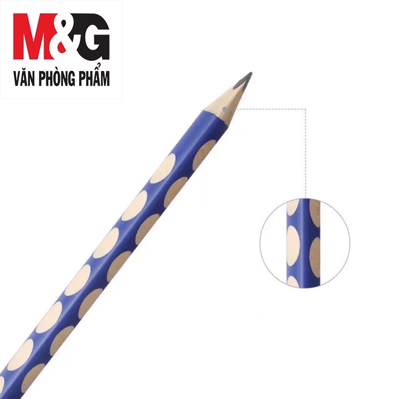 Hộp 12 cây bút chì định vị tay cầm 2B M&G