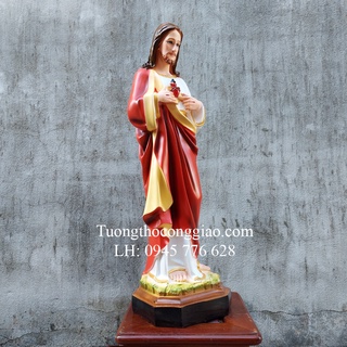 Tượng Chúa Trái Tim 80cm composite