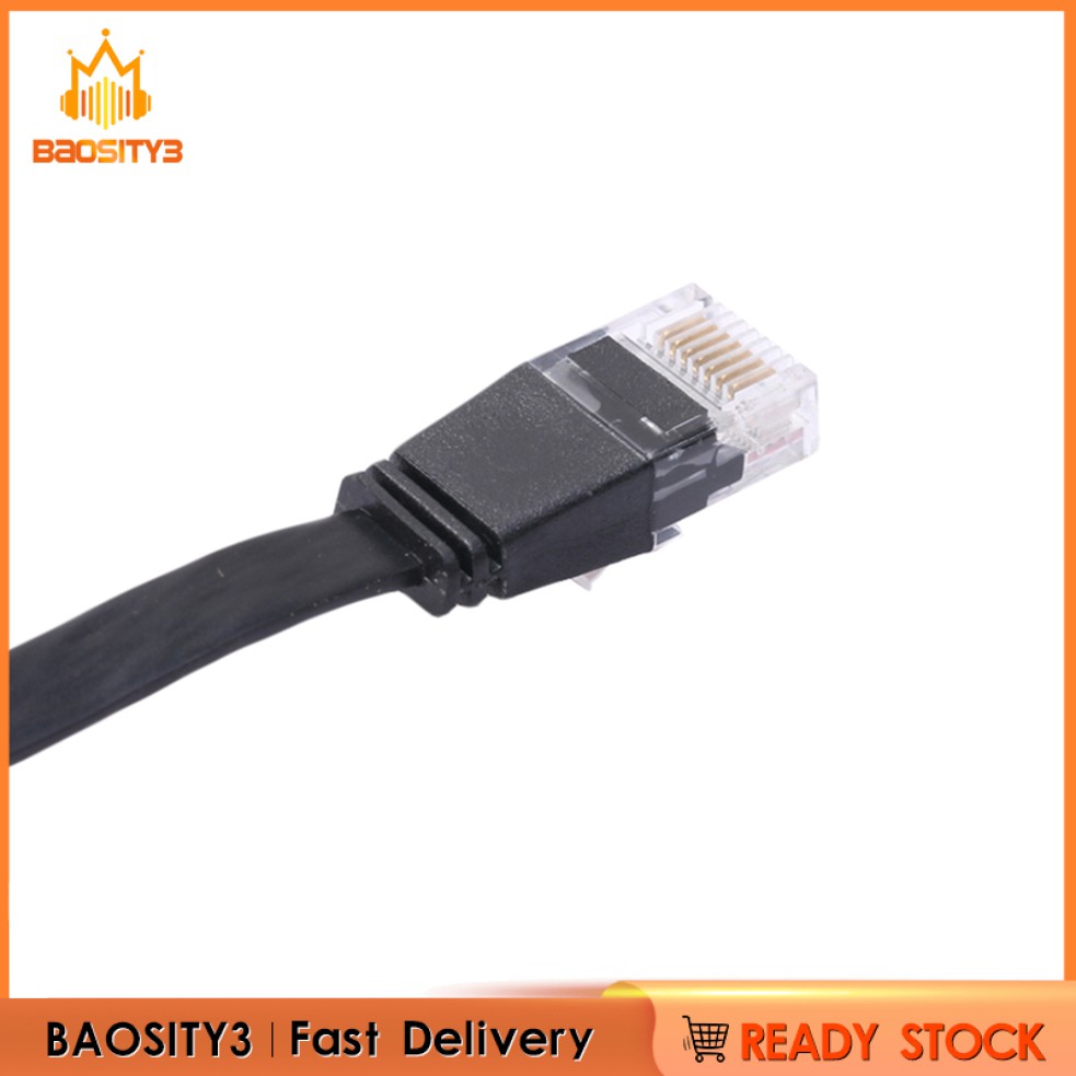 Đầu cáp mạng có thể thu vào được Ethernet CAT6 phẳng RJ45 cho Smart TV / PS4 / Xbox 3.3ft baosity3