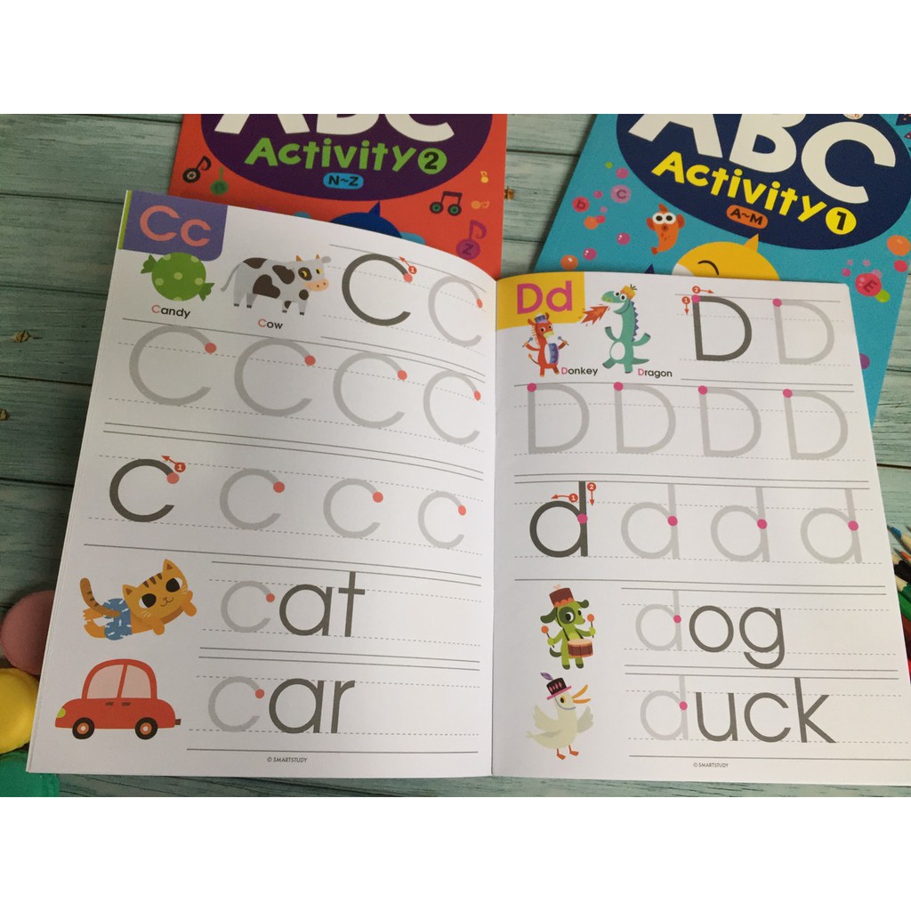 Sách Bảng chữ cái ABC Activity ( Bộ 3 cuốn)