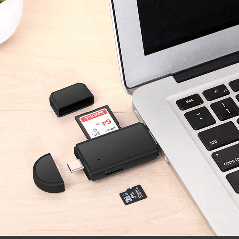 Đầu Đọc Thẻ Nhớ Otg Usb 2.0 5 Trong 1