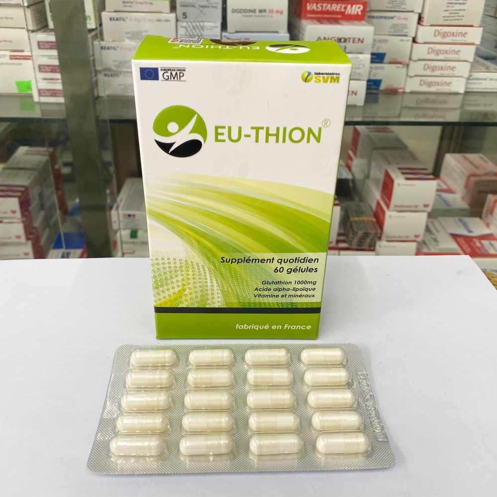 Viên Uống Eu-Thion của Pháp giúp làm đẹp da, chống lão hóa, tăng số lượng và chất lượng tinh trùng - Hộp 60 viên