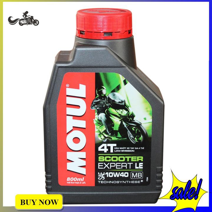 Nhớt Motul Xe Tay Ga Scooter Expert Le 10W40 (0.8L,1L) - Phân phối chính hãng