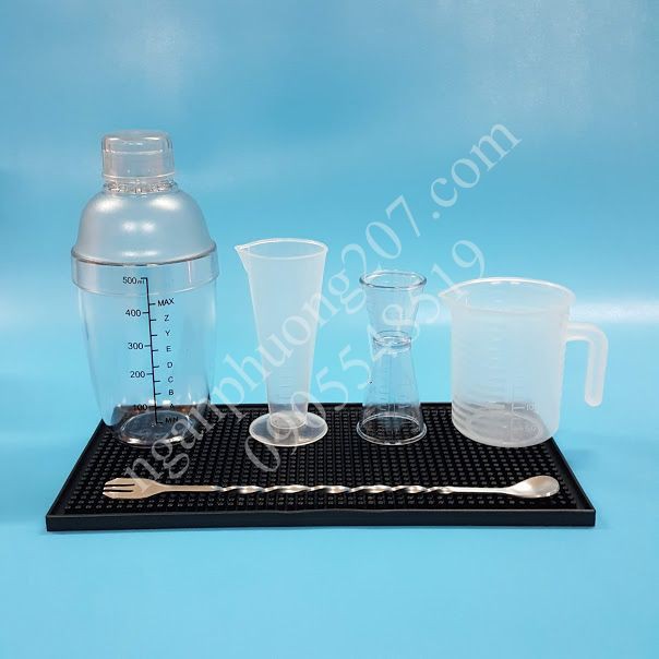 Combo 6 dụng cụ quầy pha chế  (SHAKER 530 IN)