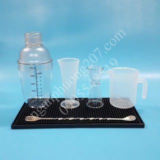 Combo 6 dụng cụ quầy pha chế  (SHAKER 530 IN)