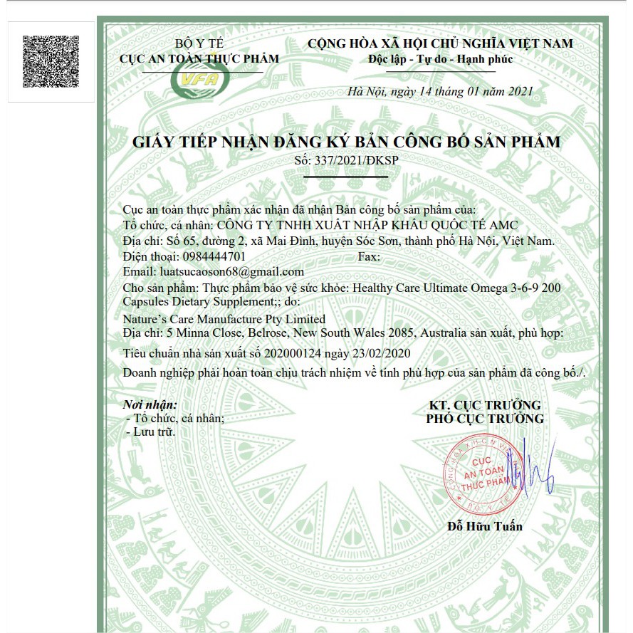 Healthy Care Ultimate Omega 3-6-9 - 200 viên 💙 Chemist Warehouse - Úc