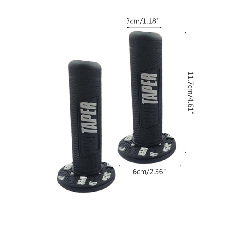 Set 2 Gối Cao Su Chống Trượt Gắn Tay Lái Xe Mô Tô Dirt-Bike Scootor Motocross Unive