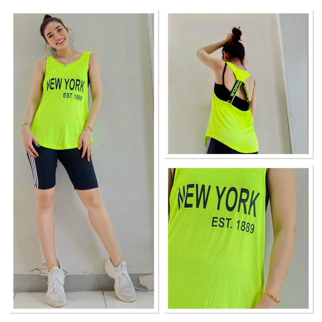 ÁO TANK NEW YORK SIÊU HOT CẬP BẾN CHO CÁC NÀNG ĐI TẬP