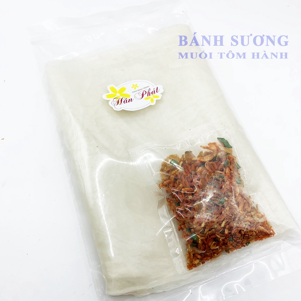 Bánh sương + Muối tôm hành