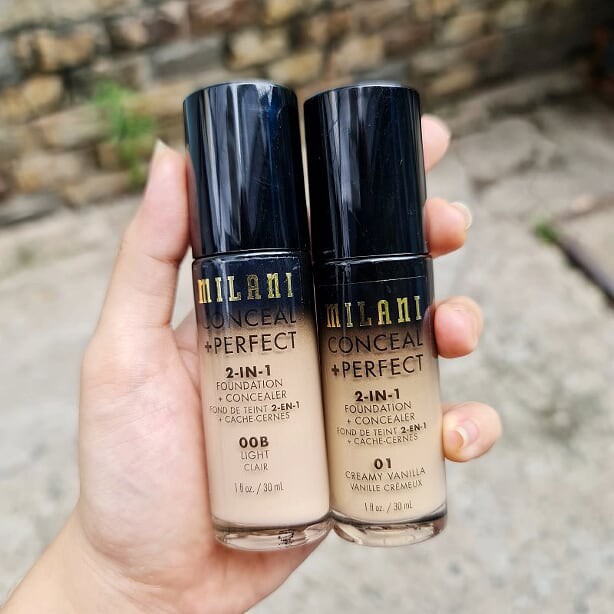 Kem nền Milani Conceal + Perfect 2 in 1 Foundation 30ml