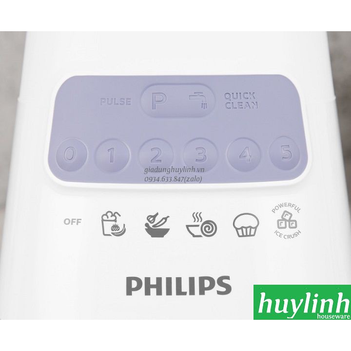 [Mã 33ELSALE hoàn 7% đơn 300K] Máy xay sinh tố Philips HR2223 - 3 cối - 700W - Hàng chính hãng