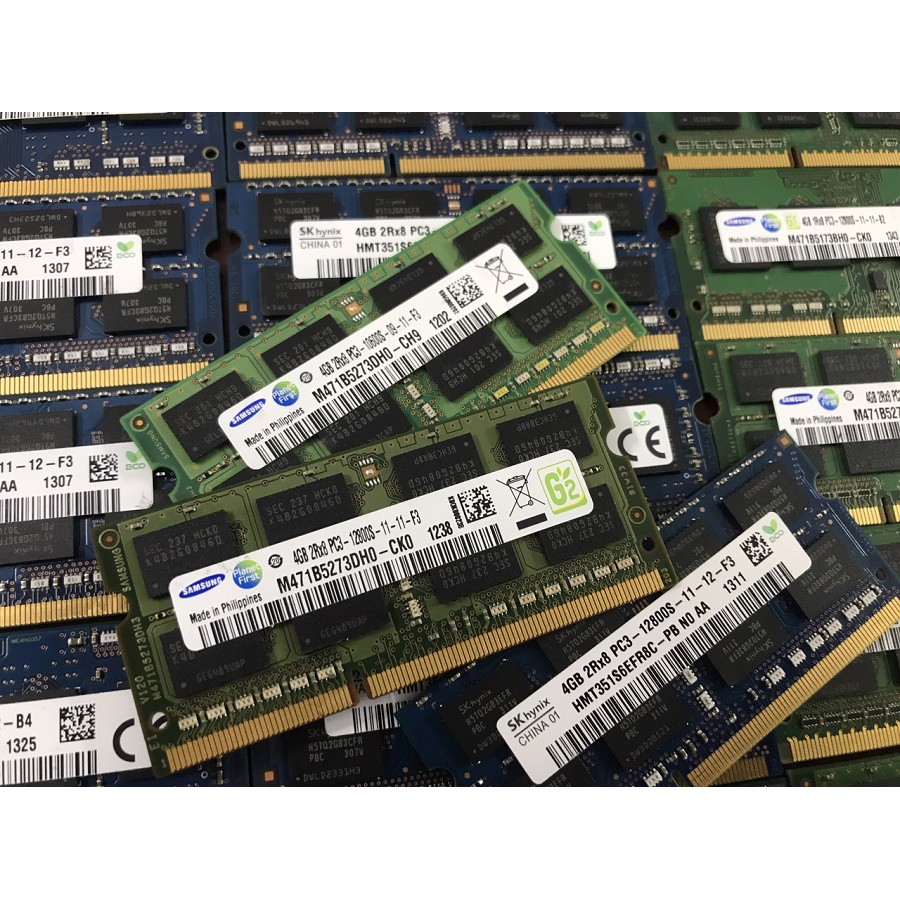 Ram Laptop 4GB DDR3 Samsung Kingston Hynix 1600MHz PC3-12800 1.5V Chính Hãng