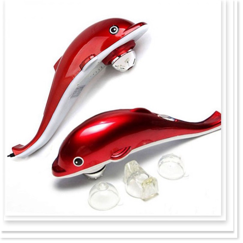 Máy massage cá heo - Máy đấm lưng massager cầm tay cá heo - chính hãng Dolphin