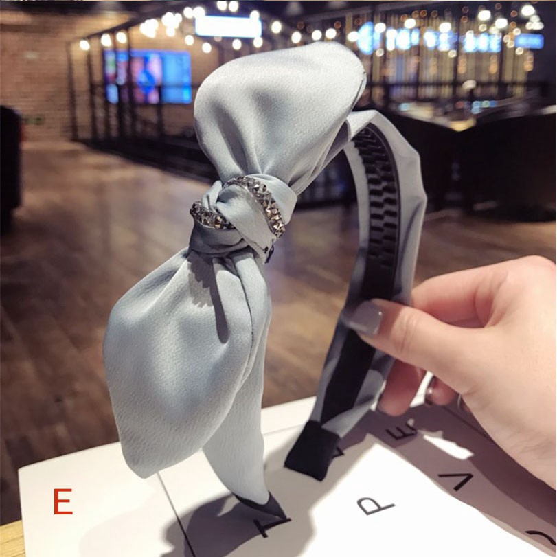 Băng đô nơ đính đá phong cách Hàn Quốc xinh xắn dành cho nữ