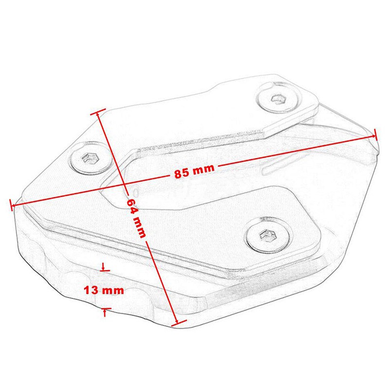 Đế Chân Chống Xe Mô Tô Yamaha Mt09 2014-2018 Xsr900 (Đen)