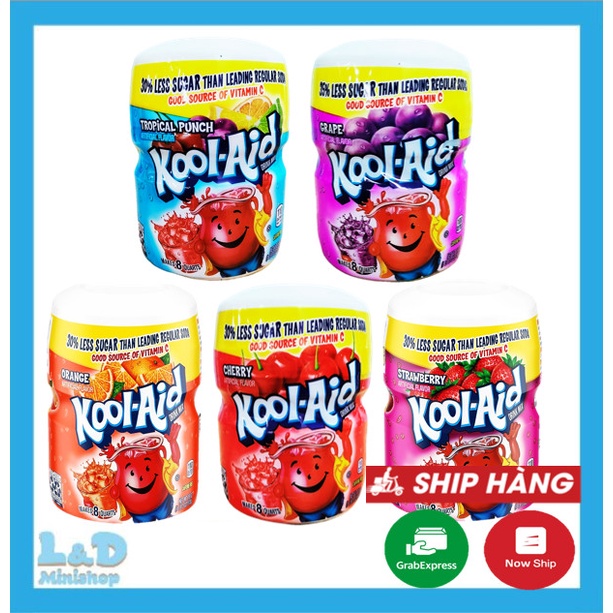 Bột Pha Nước Trái Cây Kool Aid  538g