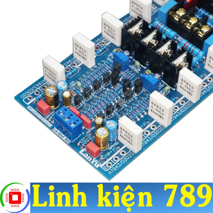 Main mạch khuếch đại 16 sò 2 kênh có tụ lọc nguồn - Linh Kiện 789