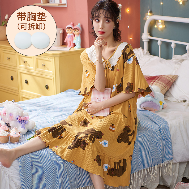 Đầm Ngủ Cỡ Lớn 4XL Có Miếng Đệm Ngực Tháo Rời Được | BigBuy360 - bigbuy360.vn