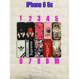 Ốp lưng in hình thời trang cho iPhone 6 6s Tặng kính cường lực