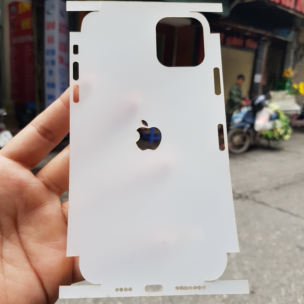 Dán Skin PPF , PDF Nhám full lưng viền , lỗ loa cho IPhone 11 , IPhone 11 Pro , Pro Max Chống bám vân tay , chống xước