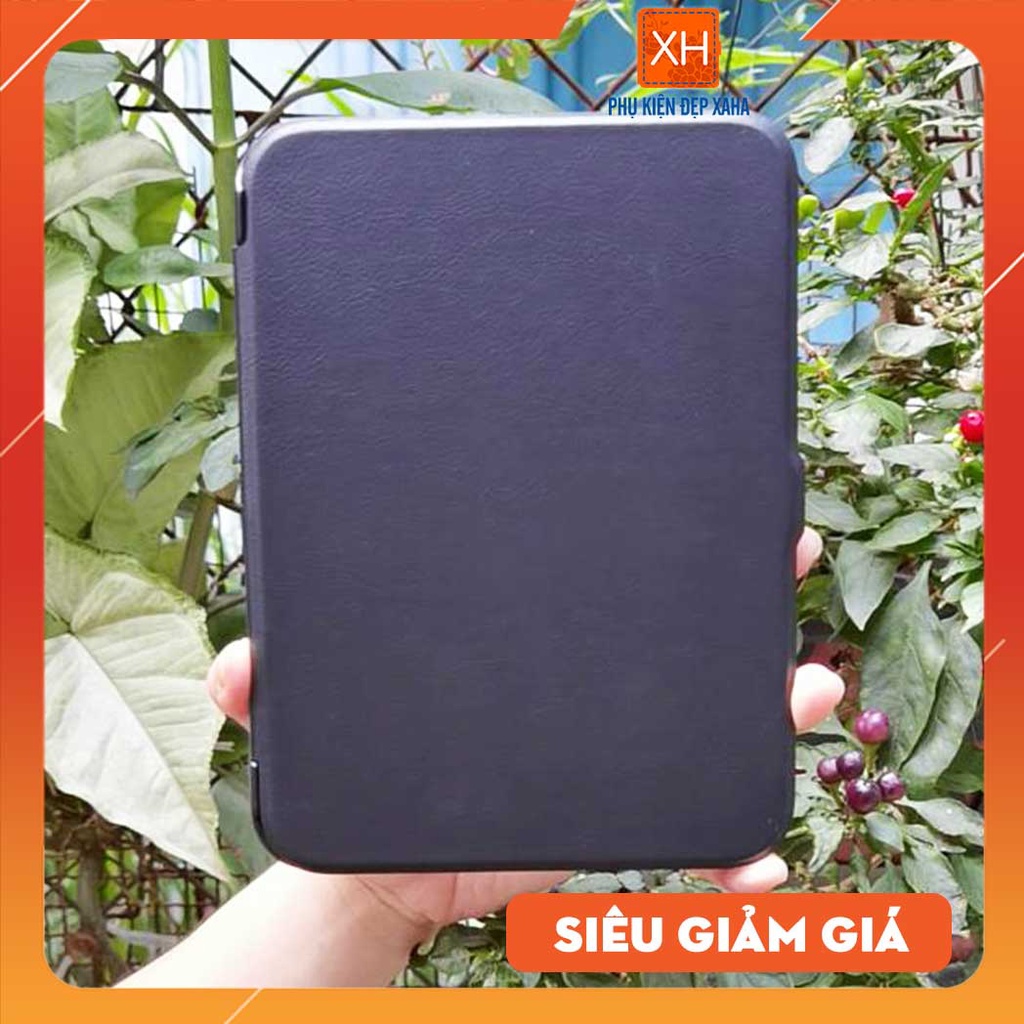 Bao Da Máy Đọc Sách Nook Glowlight 3 Da Simili Nhám Tay Xanh/Đen Sang Trọng Lịch Thiệp - Phụ Kiện Đẹp Xaha
