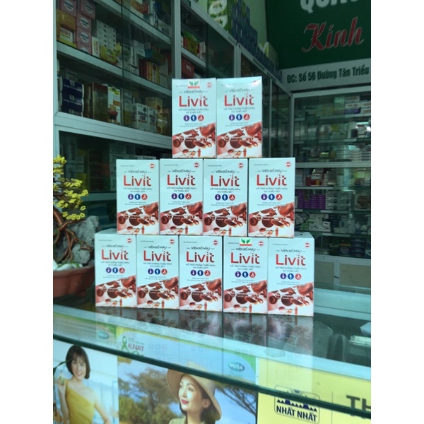LiVit Viên bổ máu lọ 35 viên hỗ trợ chống thiếu máu do thiếu sắt an toàn cho phụ nữ có thai và cho con bú