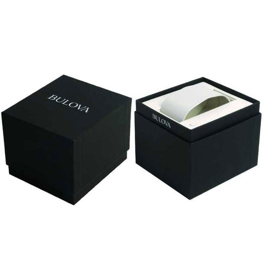 Đồng Hồ Bulova Nam Dây Kim Loại Pin-Quartz 98B335 - Mặt Đen (44mm)