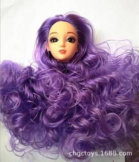 Đầu búp bê tóc dài
