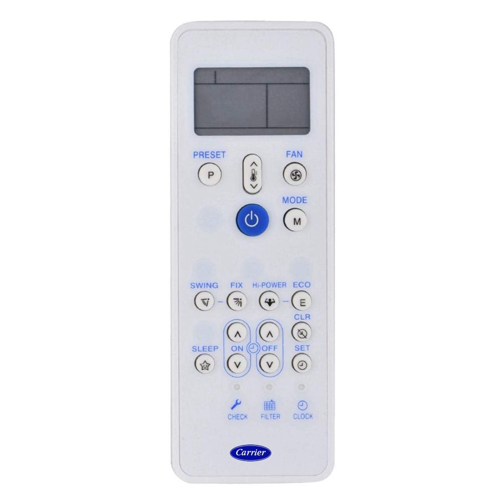 Điều khiển điều hoà máy lạnh CARRIER (trắng tím)