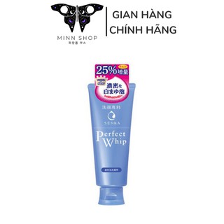 🍓Free Ship🍓Sữa rửa mặt tạo bọt chiết xuất tơ tằm trắng Senka Perfect Whip 120g Nội Địa Nhật