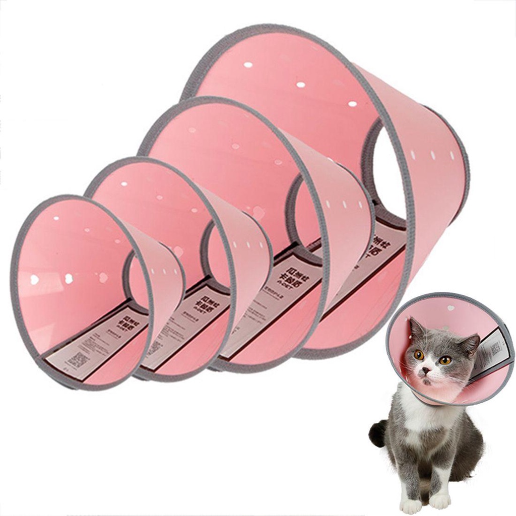 Vòng Cổ Trong Suốt Bảo Vệ Vết Thương Cho Thú Cưng