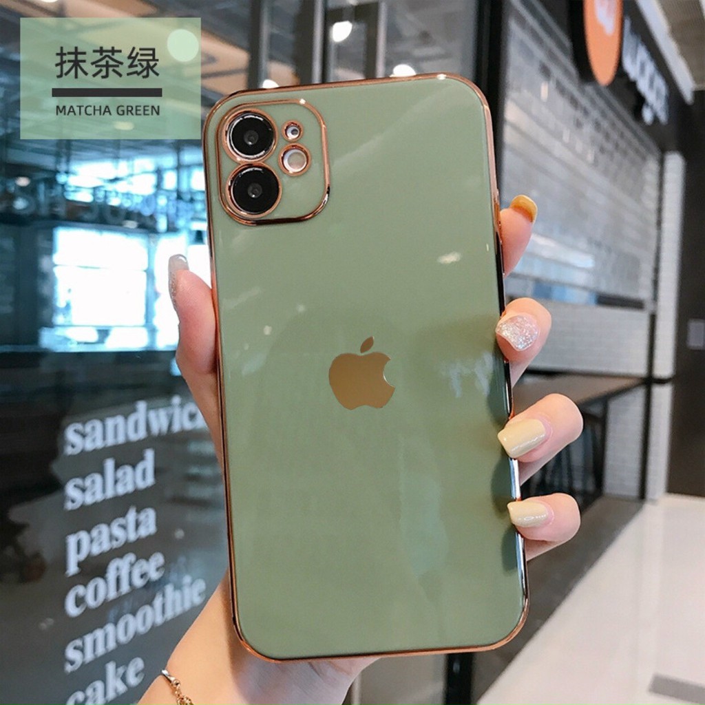 Ốp lưng iphone viền vuông giả iphone 12 cao cấp 6/6plus/6s/6s plus/6/7/7plus/8/8plus/x/xs/xs max/11/11 pro/11 promax,12