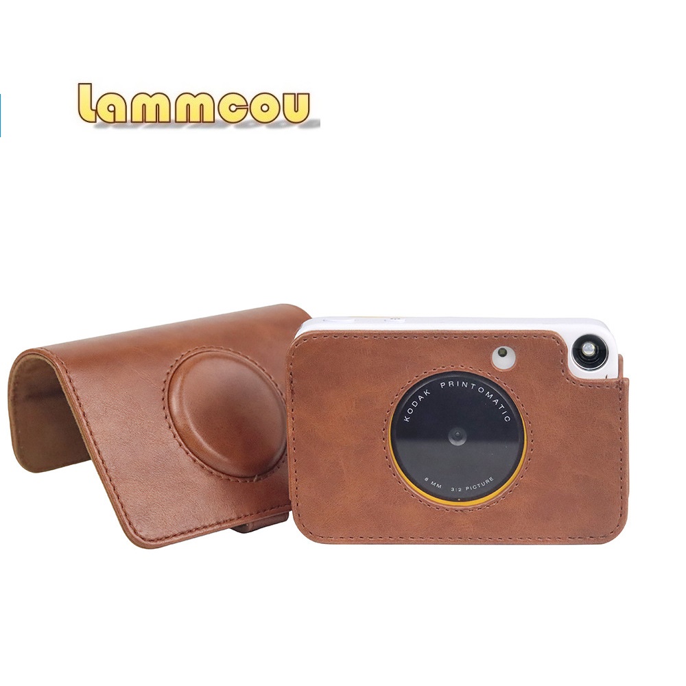 Lammcou Túi Da PU Đựng Máy Ảnh Koda Inomatic Phong Cách Retro
