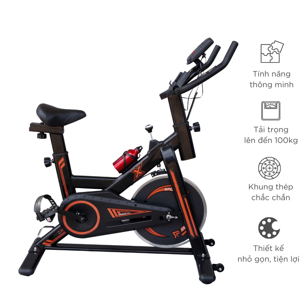 Xe Đạp Tập Thể Dục Tập Gym Tại Nhà MK294 Cao Cấp Đại Nam Sport + Tặng Máy Massage Xung Điện