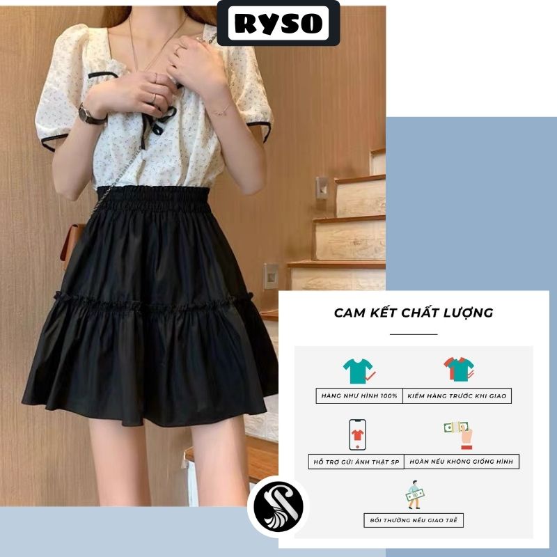Chân Váy Xòe Ulzzang 2 Tầng Dáng Ngắn Chữ A Chất Vải Voan ( Có Quần Trong ) | BigBuy360 - bigbuy360.vn