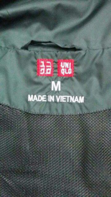 Áo gió 2 lớp uniqlo made in vn