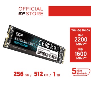 Ổ cứng SSD M.2 NVME Silicon Power 256GB 512GB 1TB M.2 2280 PCIe Gen3x4