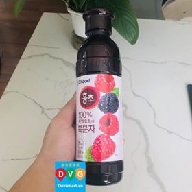 Nước Uống Hongcho Hàn Quốc Vị Mâm Xôi / Lựu chai 500ml