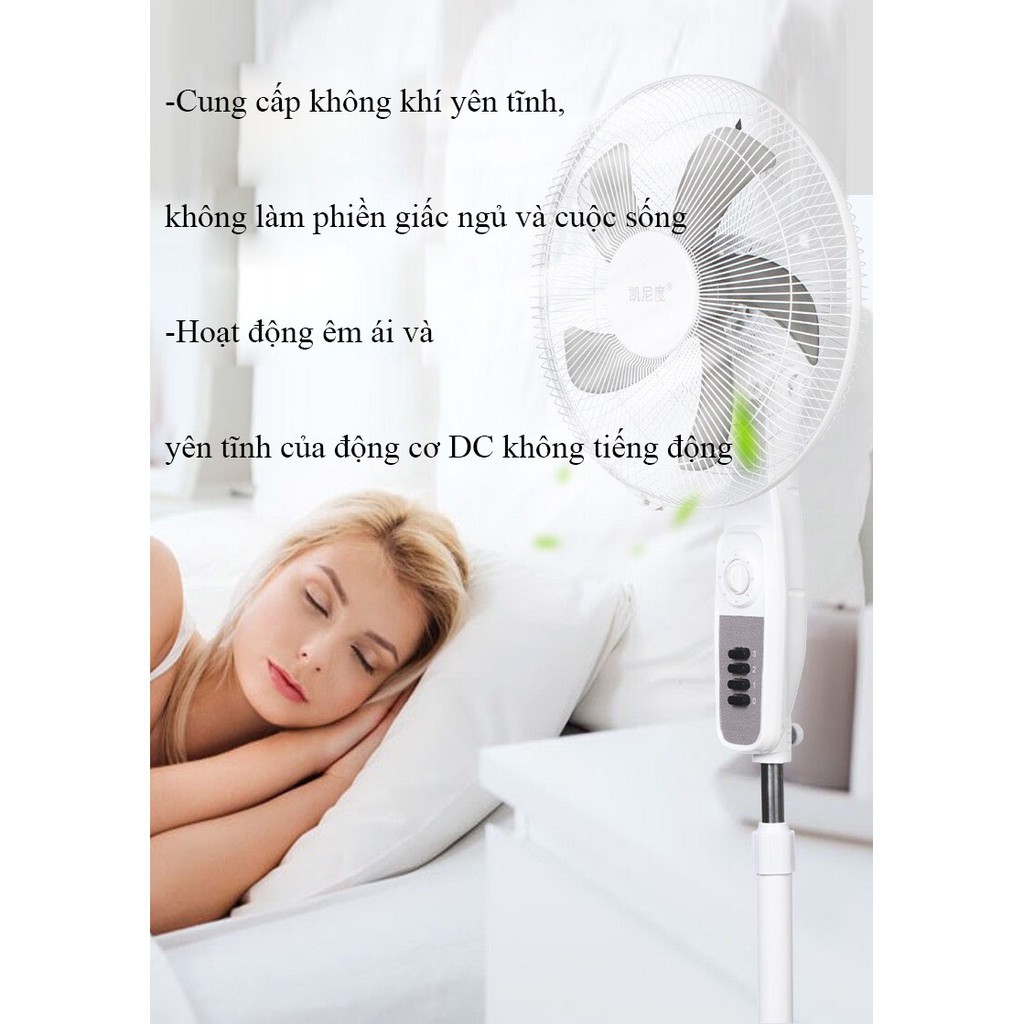 Quạt Tích Điện Năng Lượng Mặt Trời S888- Siêu Mát, Tiết Kiệm Điện, Không Gây Ồn