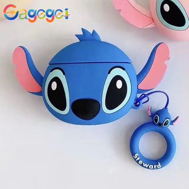 Vỏ bảo vệ hộp đựng tai nghe hình nhân vật hoạt hình cho Airpods Pro4