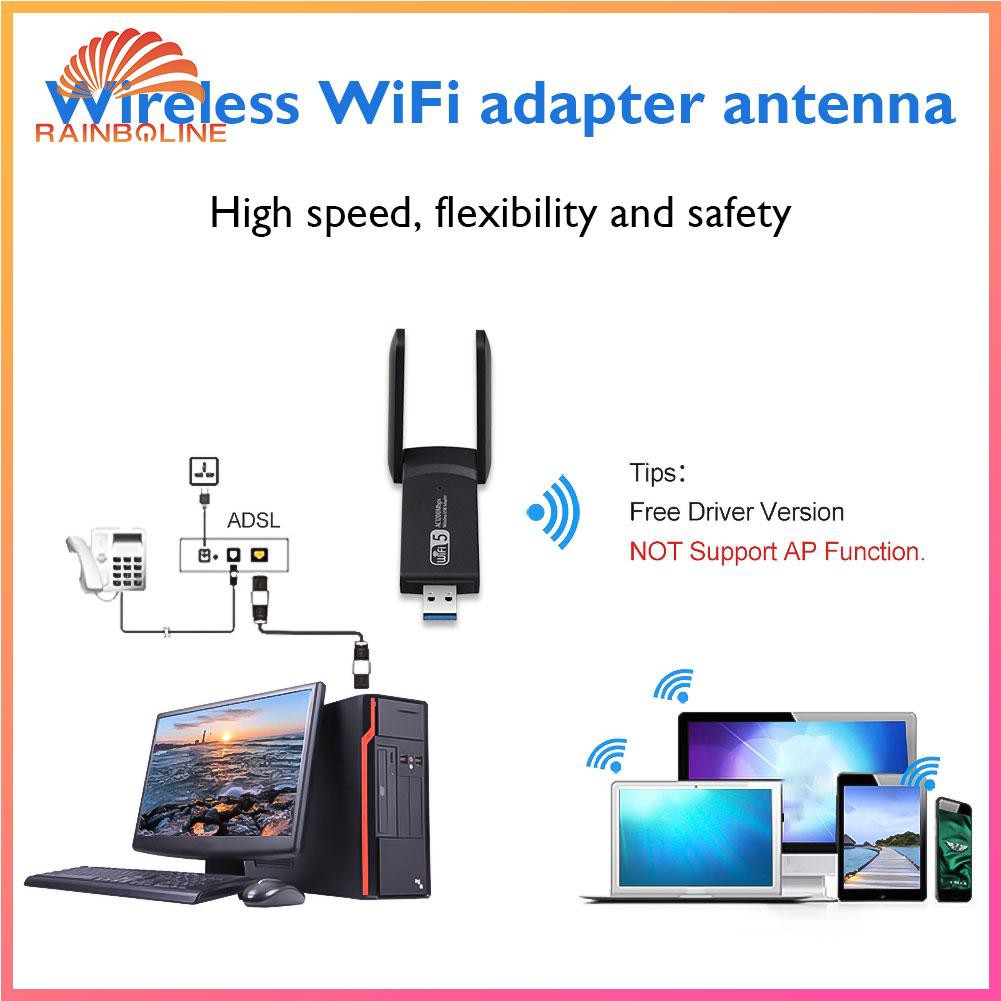 Usb Wifi 1200mbps Băng Tầng Kép 802.11 Ac Usb 3.0 | BigBuy360 - bigbuy360.vn