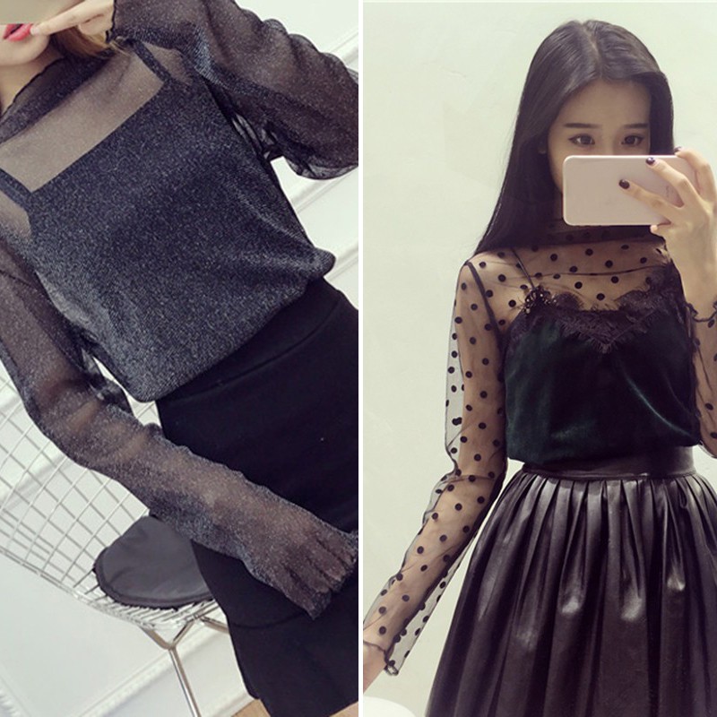Áo lưới xuyên thấu gợi cảm cho nữ